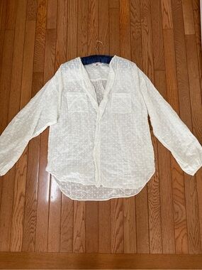Rebecca Taylor Eyelet Cotton Blouse